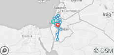  Reise durch das Heilige Land (inkl. Jordanien) - Religiöse Rundreise - 27 Destinationen 