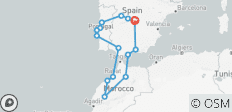  Espagne, Portugal et Maroc - 15 destinations 