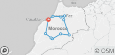  Höhepunkte von Marokko - 11 Destinationen 