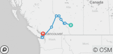  El corazón de las montañas las Montañas Rocosas canadienses con la Estampida de Calgary - 9 destinos 