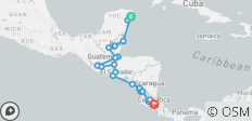 Circuit en Amérique centrale - Forêt tropicale et ruines - 33 destinations 