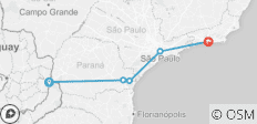  Weg nach Rio (10 Tage) - 4 Destinationen 