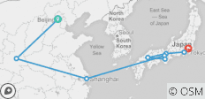  Beijing to Tokyo: The Great Wall &amp; Mt Fuji - 9 Destinationen 