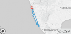  Kerala – Aschrams &amp; Backwaters - 5 Destinationen 