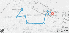  Erlebnisreise von Delhi nach Kathmandu - 9 Destinationen 