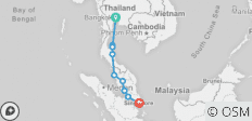  Bangkok to Singapore: Markets &amp; Pad Thai - 9 destinations 