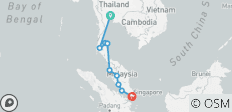 De Bangkok à Singapour : randonnées dans la jungle et nuits sur les îles