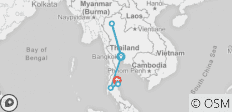  Thailand: Night Markets &amp; Blue Waters - 6 destinations 