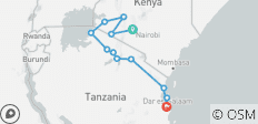  Best of East Africa &amp; Zanzibar | 16 Days Nairobi to Dar es Salaam - 13 destinations 