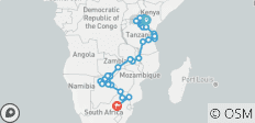  Journey To The South | 38 Days Overlanding From Nairobi To Joburg - 31 destinations 