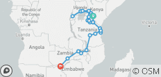  Gorillas &amp; Southern Discoverer | 36 Days Nairobi to Victoria Falls - 26 destinations 