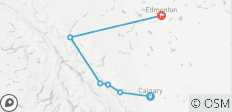  Wandern in den kanadischen Rockies und Kanutour - 6 Destinationen 