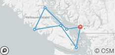  Verkenner Vancouver Eiland - 7 bestemmingen 