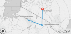  Serengeti und Ngorongoro Krater - 7 Destinationen 