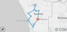  Radtour in Namibia - 13 Destinationen 