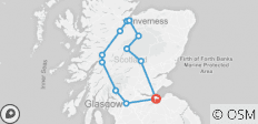  Loch Ness, Inverness &amp; The Highlands - from Edinburgh - 12 destinations 