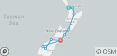  Hoogtepunten van Nieuw-Zeeland - 10 bestemmingen 