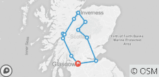  Loch Ness, Inverness &amp; the Highlands - from Glasgow - 12 destinations 