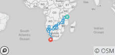  34-day Zanzibar to Cape Town (Camping) - 29 destinations 