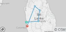  Klassisches Sri Lanka - 5 Destinationen 