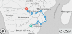  14-day Mozambique and Zimbabwe Explorer - North Camping - 12 destinations 