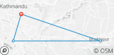  Tagesausflüge im Kathmandu-Tal - 4 Destinationen 