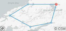  Selbstgeführte Radreise - Ring des Kerry (8 Tage) - 6 Destinationen 