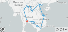  Boucle de l\'Asie du Sud-Est - 17 destinations 