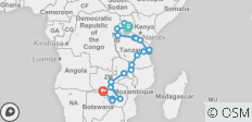  Rivieren van Afrika - 21 bestemmingen 