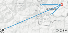  Andorra – wandelen, fietsen &amp; raften - 11 bestemmingen 