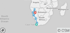  Cape Desert Safari - Northbound 11 Days - 13 destinations 