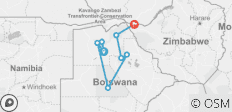  Botswana Familiensafari mit Teenagern - 9 Destinationen 