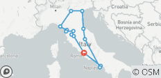  Genussreise durch Italien - 12 Tage - 14 Destinationen 