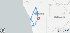  Höhepunkte Namibiens - 7 Tage - 11 Destinationen 