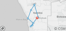 Einblick in Namibia - 7 Tage - 10 Destinationen 
