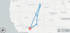  Explorateur de Yellowstone et des Rocheuses - 6 destinations 