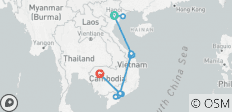  Vietnam &amp; Kambodscha (14 Tage) - 14 Destinationen 