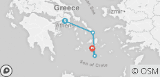  Atenas+ Explorador de 3 Islas -2025 - 4 destinos 