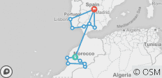  Amazing Morocco, Spain &amp; Portugal - 15 destinations 