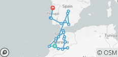  Het legendarische Marokko, Spanje en Portugal - 23 bestemmingen 