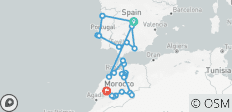  De hoogtepunten van Spanje, Portugal en Marokko - 31 bestemmingen 