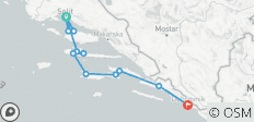  Klassieke fietstocht langs de Dalmatische kust - Kroatië - 12 bestemmingen 