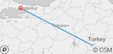  Istanbul nach Kappadokien 3 Tage mit dem Flugzeug - 3 Destinationen 