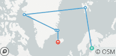  Three Arctic Islands: Spitsbergen, Greenland and Iceland (Southbound) - 6 destinations 