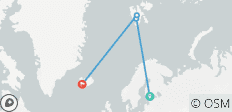  Spitzberg, Groenland oriental et Islande - vers le sud - 4 destinations 