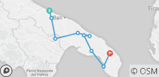  Apulien Radreise - 9 Destinationen 