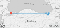  Istanbul zum Schwarzen Meer Privatrundreise - 4 Tage - 5 Destinationen 
