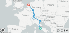  Van Rome naar Amsterdam - 21 bestemmingen 