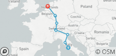  Von Rom nach Amsterdam (10 Tage) - 9 Destinationen 