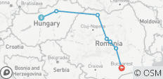  Budapest to Bucharest - 7 destinations 